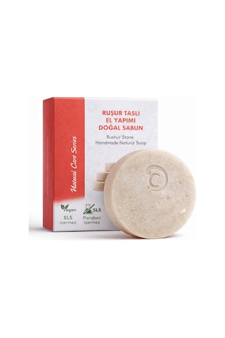 Ruşur Taşlı El Yapımı Doğal Oval Sabun - 100 Gr Ruşur