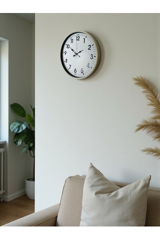 36 Cm Standart Krem Duvar Saati Diğer 32034461