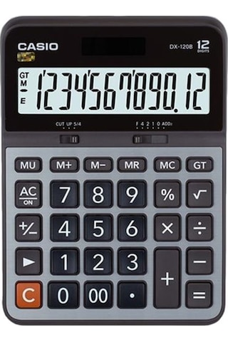 Casio DX-120B Masaüstü 12 Hane Hesap Makinesi