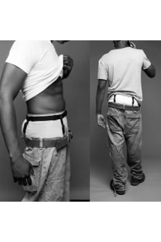 Suntek Erkek Kadın Naylon Ayarlanabilir Koşum Pantolon Askı Siyah