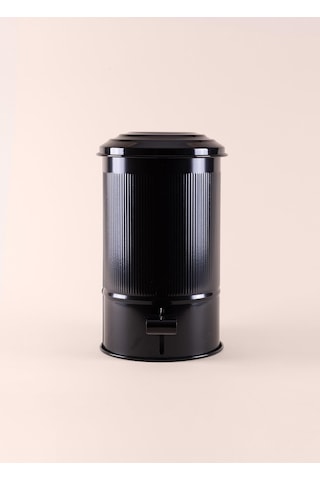 The Mia Stripe Mutfak Ve Banyo Çöp Kovası Siyah 5 Lt Siyah