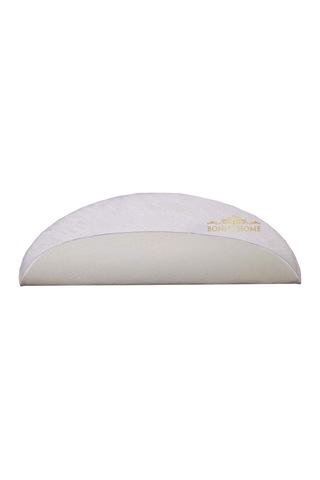 Bonny Home Elite Beyaz 100x100 Cm Yuvarlak Peluş Banyo Paspası Ka Beyaz