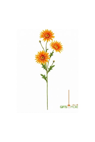 Yapay Turuncu Papatya 60 Cm