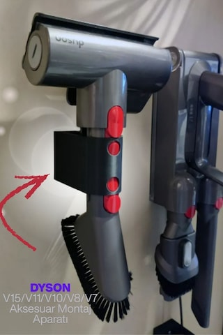 Dyson V15/v11/v10/v8/v7 Aksesuar Montaj Aparatı/tutucu - Çift Derinlikli Sürüm