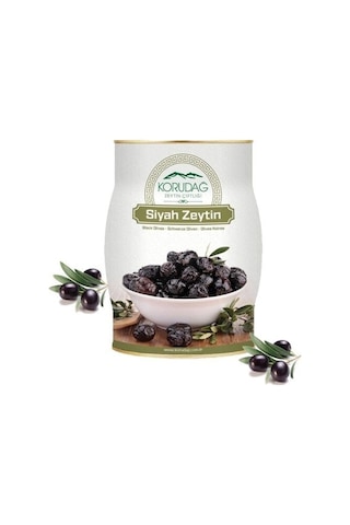 Korudağ Zeytin Çiftliği Trilye Sele Siyah Zeytin 1 KG