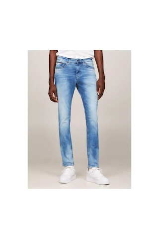 Tommy Hilfiger Scanton Slım Mavi Erkek Slim Fit Kot Pantolon