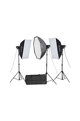 Visico Vl-400 Iı Plus Elfin 3'lü Paraflaş Kiti