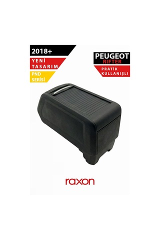 Peugeot Rifter 2018+ Araç İçi Özel Kol Dayama Siyah Konforlu, Dayanıklı & Tam Uyumlu