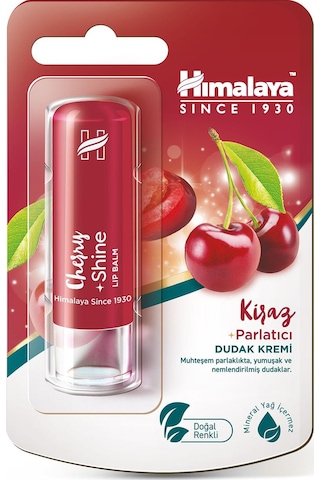 Himalaya Cherry Parlatıcı ve Nemlendirici Dudak Bakım Kremi 4.5 G