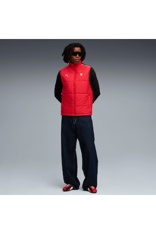 Puma Scuderıa Ferrarı Mt7 Erkek Dolgulu Yelek 632763 02 Kırmızı
