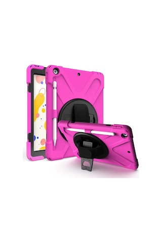 Apple Uyumlu iPad 5 Air 9.7 Kılıf Amazing Tablet Kapak - Pembe Tdrtr