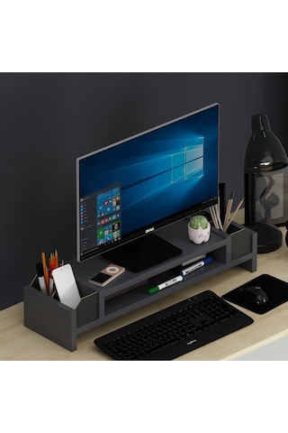 Çınar Monitör Yükseltici Antrasit Siyah Antrasit - Siyah