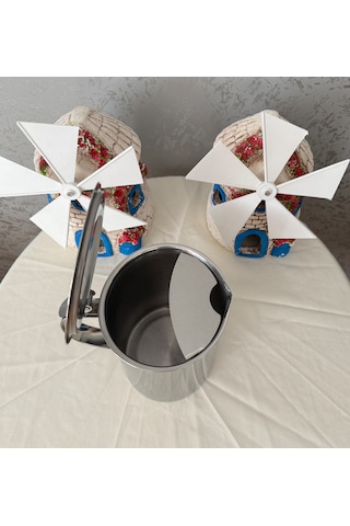 Çelik Kapaklı Sürahi 304 Kalite Paslanmaz