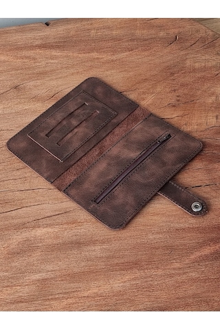 Tiana Acı Kahve Gerçek Deri Tütün Kesesi Tütünlük