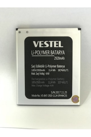 Vestel Uyumlu Venüs 5530 Batarya Pil