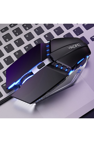 Yındıao 6 Tuşlu Oyun Ofisi Usb Mekanik Kablolu Fare Siyah Diğer