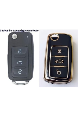Volkswagen Seat Uyumlu Skoda Uds Nano Kumanda Kılıfı Oto Anahtarlık