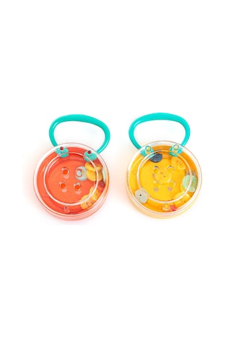 Baby Toys Düğme Çıngırak 2'li BYT-4118 Çok Renkli