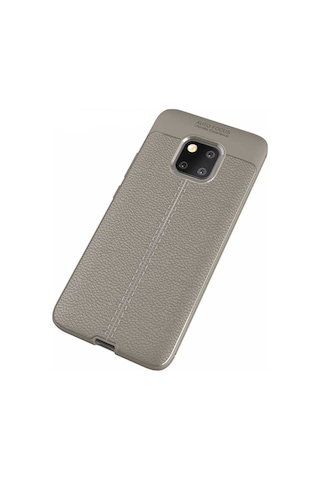 Huawei Mate 20 Pro Kılıf Zore Niss Silikon Kapak-Siyah