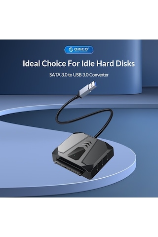 Novahub Orıco Uts2 Usb 2.0 2.5 Sata Hdd Adaptörü, Silikon Kılıflı, 0.3m Kablo