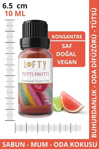 Lofty Tuttİ Frutti Sakız Uçucu Yağ Buhurdanlık Esansı Oda Kokusu 10 ML