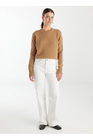 Ted Baker Camel Kadın Bisiklet Yaka Standart Kazak Tbwrkw1068