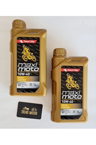 Petrol Ofisi Maximoto 4t 10w-40 Yağ 2 Adet - Yeni Üretim