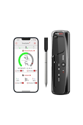Thermopro Tp961 Şarjlı 150m Kablosuz Alarmlı 1problu Telefon Kontrollü Profesyonel Gıda Termometresi