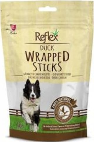 Reflex Wrapped Sticks Ördekli Köpek Ödül Çubukları 80 G Reflex Wrapped Sticks Ördekli Köpek Ödül Çubukları 80 G
