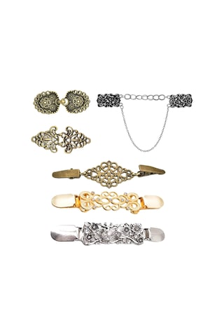 Suntek Kazak Broş Klip Metal Dekorasyon Ceket Elbiseler Giyen