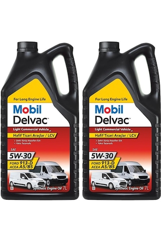 Mobil Delvac Lcv F 5W-30 Hafif Ticari Araçlara Özel Sentetik Motor Yağı 7 L