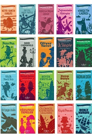 Ilköğretim Dünya Çocuk Klasikleri 20 Kitap Özel Okuma Seti