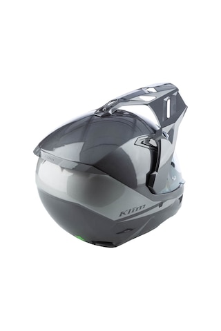 Klim X1 Alpha Carbon Korumalı ADV Motosiklet Kaskı Metalik Gri