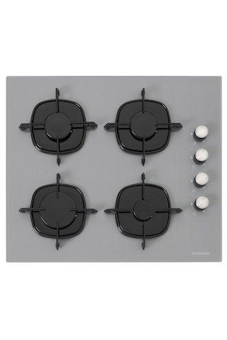 Silverline BO65P4S01 - CS5700E6S01 - 3481 Flam Gri Cam Ankastre Set