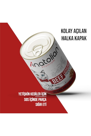 Anatolian Premium Karışık Parça Etli Yetişkin Kedi Konservesi 12 X 400 G