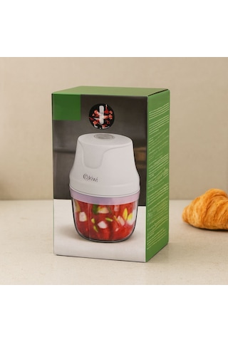 Usb Şarjlı Mini Blender 350ml 3 Bıçaklı Çok Renkli