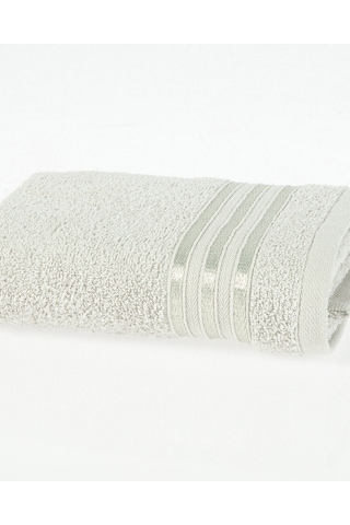 Madame Coco Maynor Bordürü Floşlu Yüz Havlusu 1khvlu1965yüz Havlusu-açık Gri