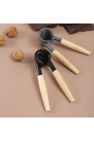 Ceviz Kıracağı Zaman Tasarrufu Sağlayan İş Tasarrufu Sağlayan Kaymaz Sap Yaylı Tasarım Fındıkkıran Fındık Açacağı Ev İçin Siyah