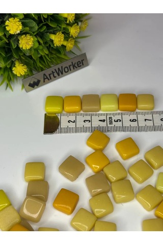 Artworker Cam Fayans Flory12 Banana Sarı Tonlarında, 0,9 Kg 425285129