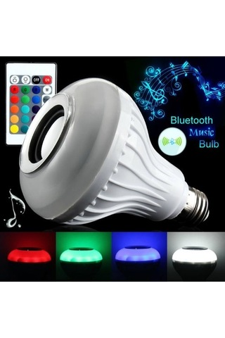 Kumandalı Bluetooth Disco Ampul Rgb 11