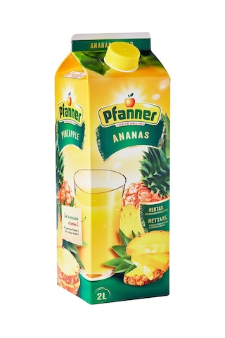 Pfanner 2 Lt Yeşil Elma Ve Ananas Meyve Suyu 2 Li Paket