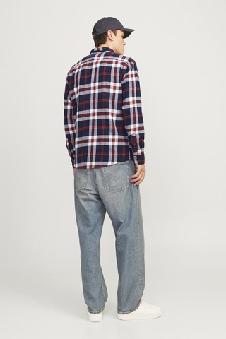 Jack & Jones Jack&jones Erkek Gömlek 12235982 Navy Blazer Lacivert