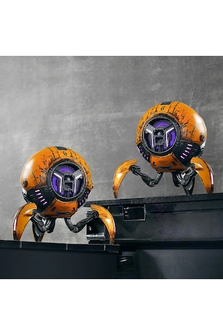 Gravastar Mars Pro 20w Bluetooth Hoparlör, Taşınabilir Stereo Ses Bombası, Rgb Işıklı, 2 Adet, Sarı