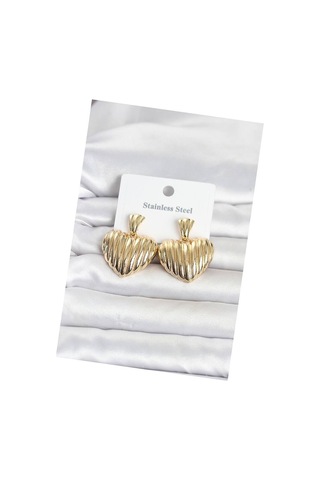 316l Çelik Gold Renk Model Kadın Küpe Tj-bkp11827 Evimdeyokyok