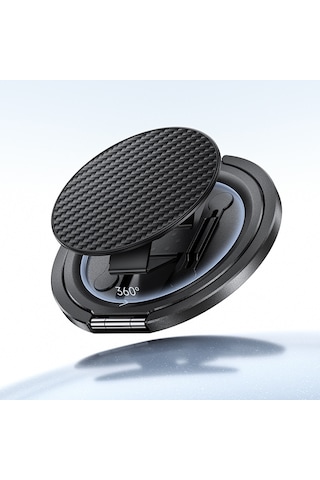 Benks L56 Magnetik Parmak Ring Stand 360 Derece Dönebilen Armorpop Kevlar Siyah-gri Siyah-gri