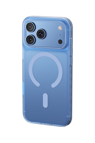 Apple Uyumlu iPhone 18 Pro Uyumlu Kılıf M-safe Şarj Özellikli Benks C-magnet Lucid Armorpro Kapak Mavi