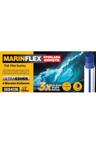 Sgs4336 1/2 Marinflex Hortum 100 Metre