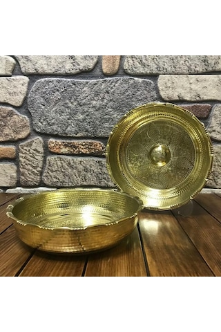 Pirinç Hamam Tası 20 Cm Pirinç