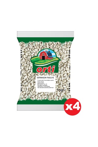 Orti Dermason Fasulye 1 Kg. x 4 Paket