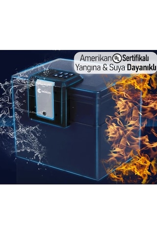 Mühlen 2037 Yangına Ve Suya Karşı Dayanıklı Para Ve Eşya Çantası